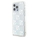 DKNY Liquid Glitter Checkered Pattern Apple iPhone 15 Pro Max DKHCP15XLCPEPT Transparent