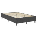 vidaXL Posteľ boxspring tmavošedá látková 120x200 cm