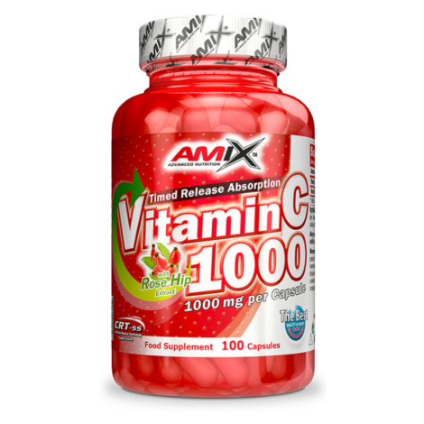 AMIX Vitamín C 1000 mg s extraktom zo šípok 100 kapsúl