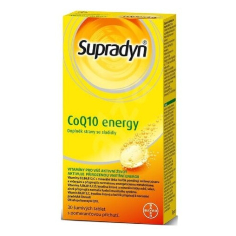 SUPRADYN CoQ10 Energy 30 šumivých tabliet