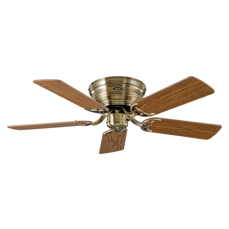 Ventilátor Classic Flat III mosadzný antický Ø 103 cm