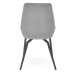 Čalouněná jídelní židle K479 šedá