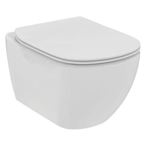 Wc s doskou softclose závesné Ideal Standard Tesi zadný odpad T536001