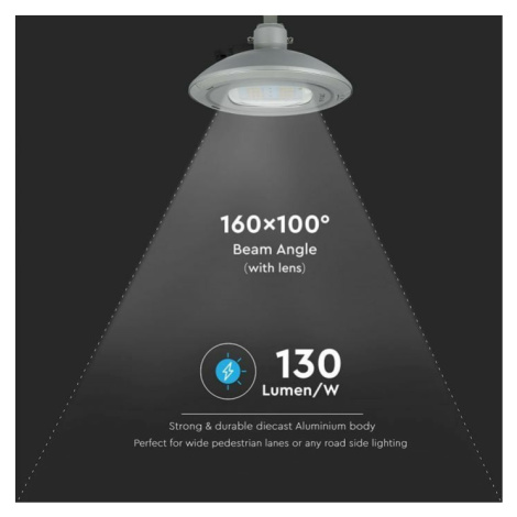 Pouličné LED svietidlo PRO 100W, 4000K, 12000lm, VT-115ST (V-TAC)