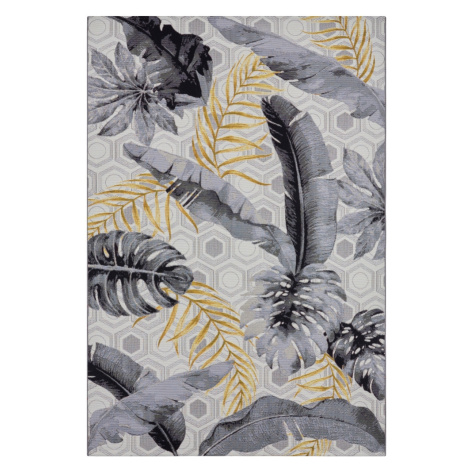 Kusový koberec Flair 105612 Gold Leaves Multicolored – na ven i na doma - 80x165 cm Hanse Home C