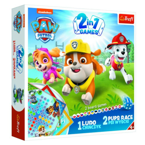 Trefl GAME 2in1 Ludo/Pups race Paw Patrol