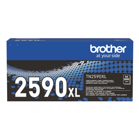 Brother originál toner TN2590XL, black, 3000str.