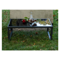 Záhradný stolík Mostrare tmavo šedý