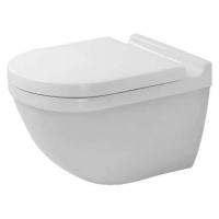 DURAVIT - Starck 3 Závesné WC s doskou SoftClose, biela 42250900A1