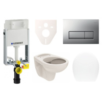 Cenovo zvýhodnený závesný WC set Geberit na zamurovanie + WC S-Line SIKOGE1U8