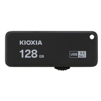 Kioxia USB flash disk, USB 3.0, 128GB, Yamabiko U365, Yamabiko U365, čierny, LU365K128GG4