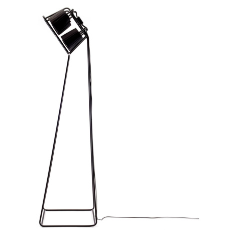 Stojacia lampa Multilamp, 6-plameňová, čierna SELETTI