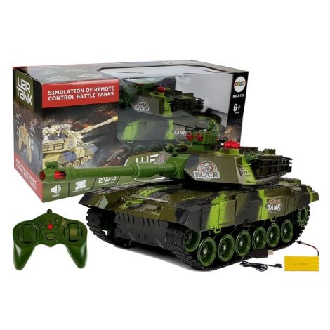 mamido Tank na diaľkové ovládanie WAR R / C zelený