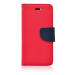 Diarové puzdro Fancy pre Huawei P8 Lite červeno-modré