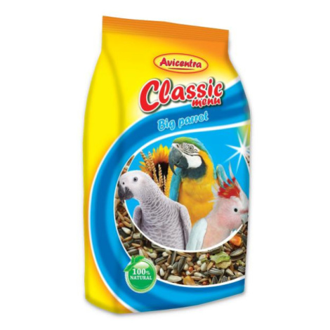 Krmivo Avicentra Classic veľký papagáj 1kg