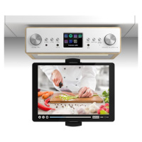 Auna Connect Soundchef, kuchynské rádio s držiakom na tablet, set, DAB+, FM, 2x3