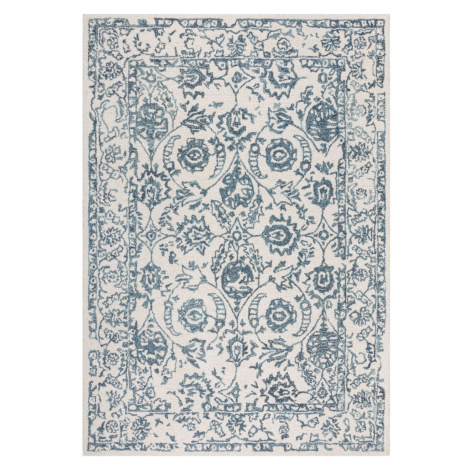 Kusový koberec Wool Loop Yasmin Ivory/Blue Rozmery kobercov: 120x170