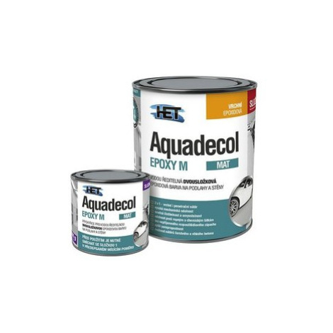 AQUADECOL EPOXY M - Matná epoxidová farba na podlahy RAL 7040 - okenná šedá, 10 kg Het