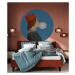 WALLCOLORS Dots Boy with Bubble Gum blue - tapeta POVRCH: Wallstick