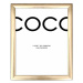 Nástěnný obraz Coco 23,5x28,5 cm bílý