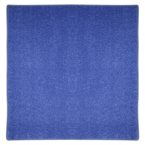 Kusový koberec Eton modrý 82 čtverec - 80x80 cm Vopi koberce