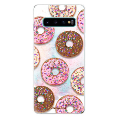 Odolné silikónové puzdro iSaprio - Donuts 11 - Samsung Galaxy S10
