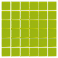 Sklenená mozaika Premium Mosaic zelená 31x31 cm lesk MOS50PI