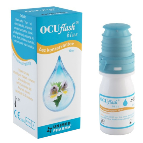 OCUFLASH blue očná roztoková instilácia 10 ml