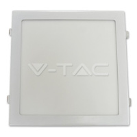 Mini LED panel štvorcový Premium zapustený 24W, 3000K, 2000lm, VT-2407 (V-TAC)