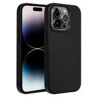 Leather Mag Cover for IPHONE 15 PRO black