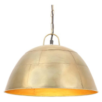 vidaXL Industriálna vintage závesná lampa 25 W, mosadzná 41 cm E27