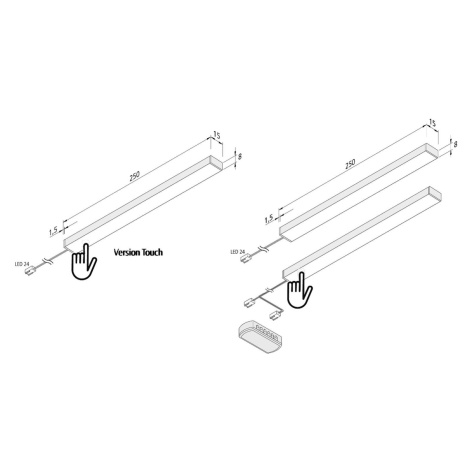 Podhľadové LED svietidlo Add-On Mini 3 000 K HERA