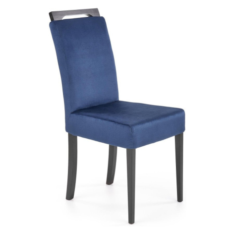Jedálenská stolička CLARION 2 Modrá,Jedálenská stolička CLARION 2 Modrá Halmar