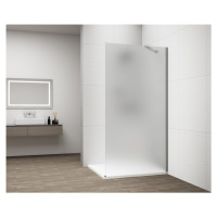 POLYSAN - ESCA CHROME jednodielna sprchová zástena na inštaláciu k stene, matné sklo, 1400  ES11