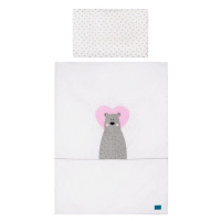 6-dielne posteľné obliečky Belisima Bear in love 90/120 ružové
