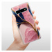Odolné silikónové puzdro iSaprio - Pink Blue Leaves - Samsung Galaxy S10