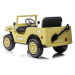 mamido Detský elektrický vojenský jeep Willys 4x4 béžový