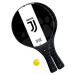 Mondo tenisový set F.C.Juventus s 2 raketami a loptičkou 15022 bielo-čierne