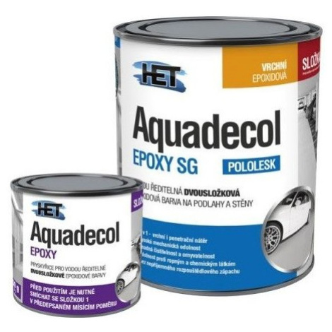 Aquadecol Epoxy SG - Polomatná epoxidová farba na podlahy 3,75 kg ral 7047 - telegrey 4