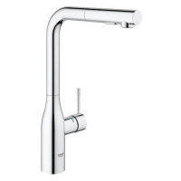 Drezová batéria Grohe Essence New s vyťahovacou sprškou chróm 30270000