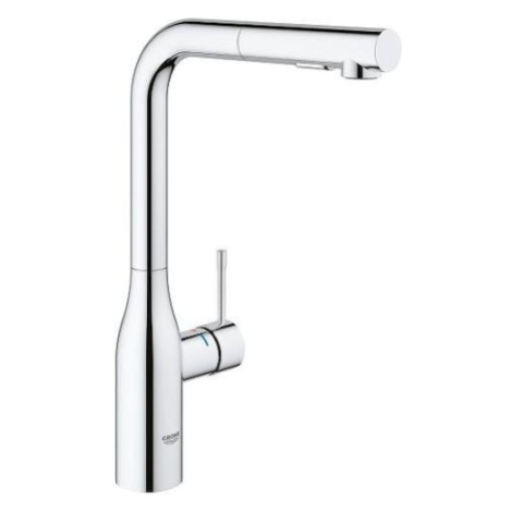 Drezová batéria Grohe Essence New s vyťahovacou sprškou chróm 30270000