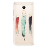 Silikónové puzdro iSaprio - Three Feathers - Xiaomi Redmi 5
