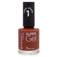 RIMMEL LONDON Super Gél lak na nechty Step1 075 Amber Glow 12 ml