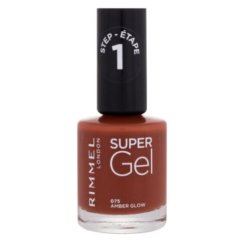 RIMMEL LONDON Super Gél lak na nechty Step1 075 Amber Glow 12 ml