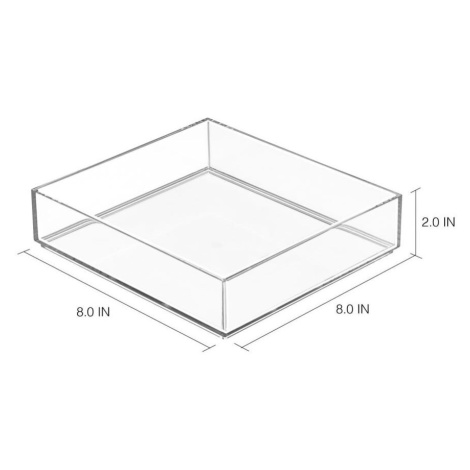 Transparentný organizér iDesign Clarity, 20 × 20 cm