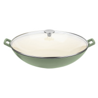 GSW Liatinový wok, Ø 36 cm (zelená)