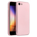 Silikónové puzdro na Apple iPhone 7/8/SE 2020/SE 2022 Metallic ružové