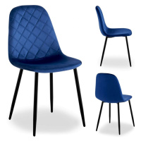Čalúnená designová stolička ForChair III modrá