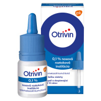 OTRIVIN 0,1 % nosové kvapky, nádcha a upchatý nos 10 ml