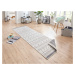 Kusový koberec Twin Supreme 103437 Kuba grey creme – na ven i na doma - 200x290 cm NORTHRUGS - H